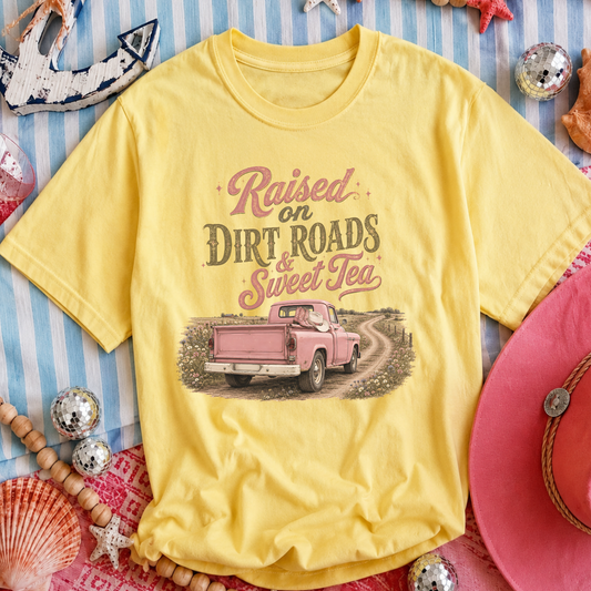 Raised On Dirt Roads & Sweet Tea DTF Print