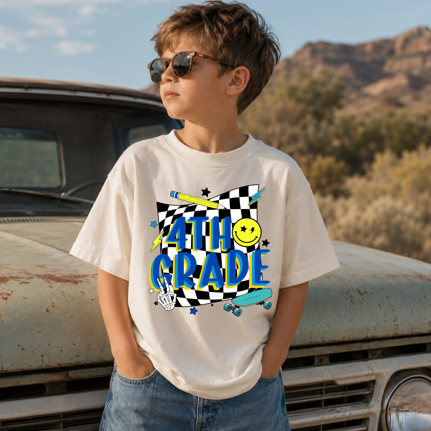 Boy's 4th Grade DTF Print