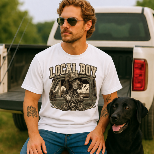 Local Southern Boy Dog DTF Print