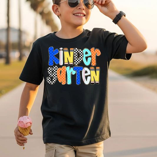 Boy Preppy Kindergarten DTF Print