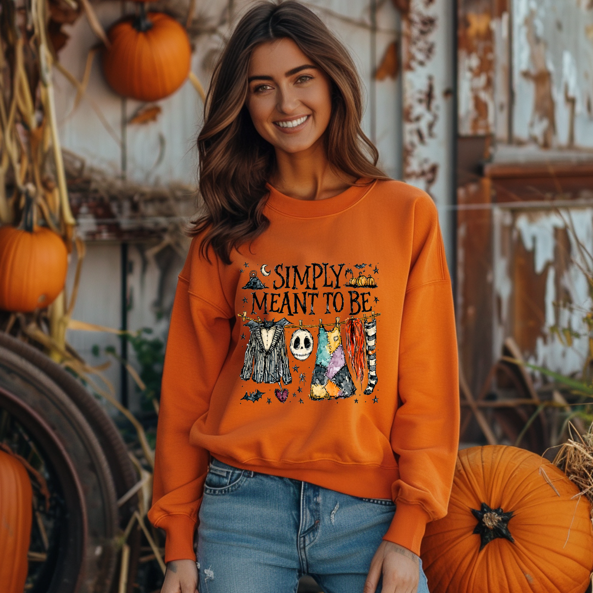 Simply And Meant To Be Nightmare DTF Print