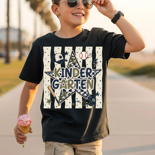 Baseball Kindergarten DTF Print