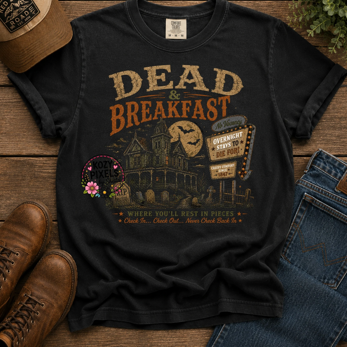 Dead & Breakfast DTF Print