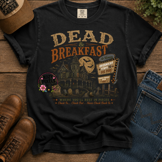 Dead & Breakfast DTF Print