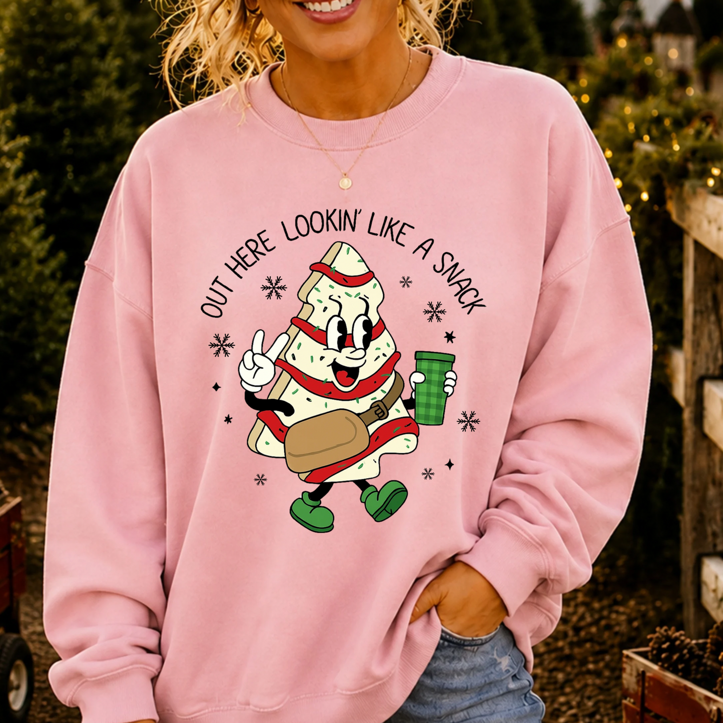 Out Here Looking Like A Snack Tree DTF Print