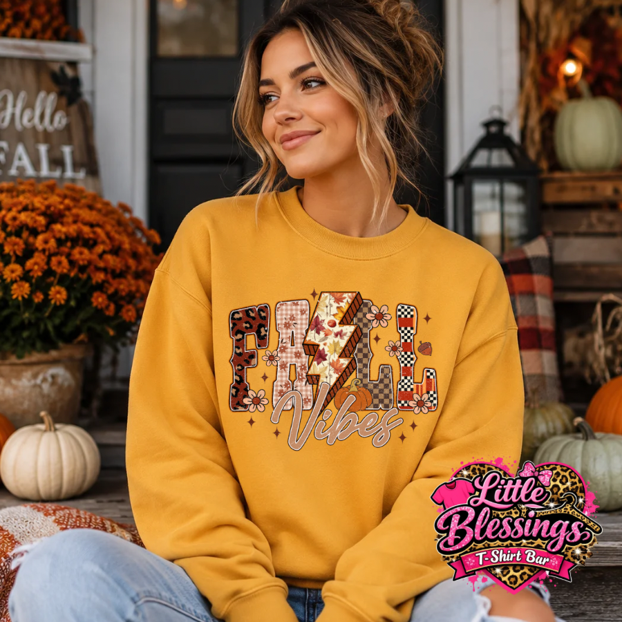 Fall Vibes DTF Print