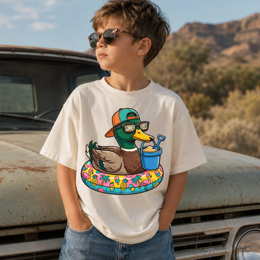 Summer Vibes With Duck DTF Print