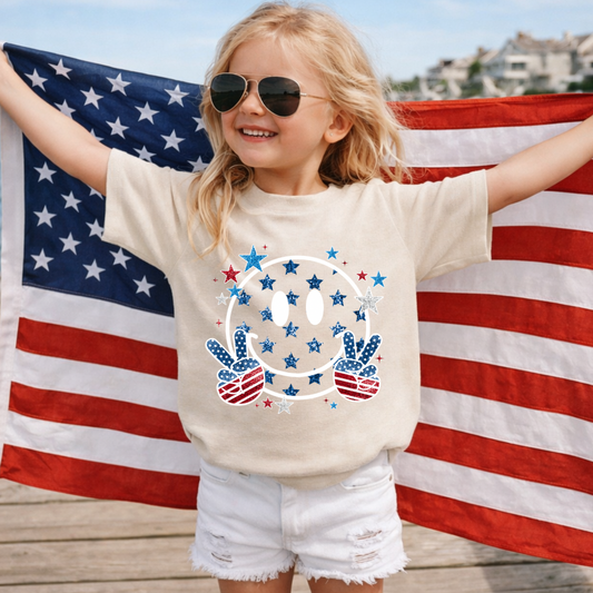 Peace 4th Of July DTF Print