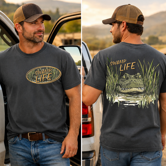 Swamp Life DTF Print