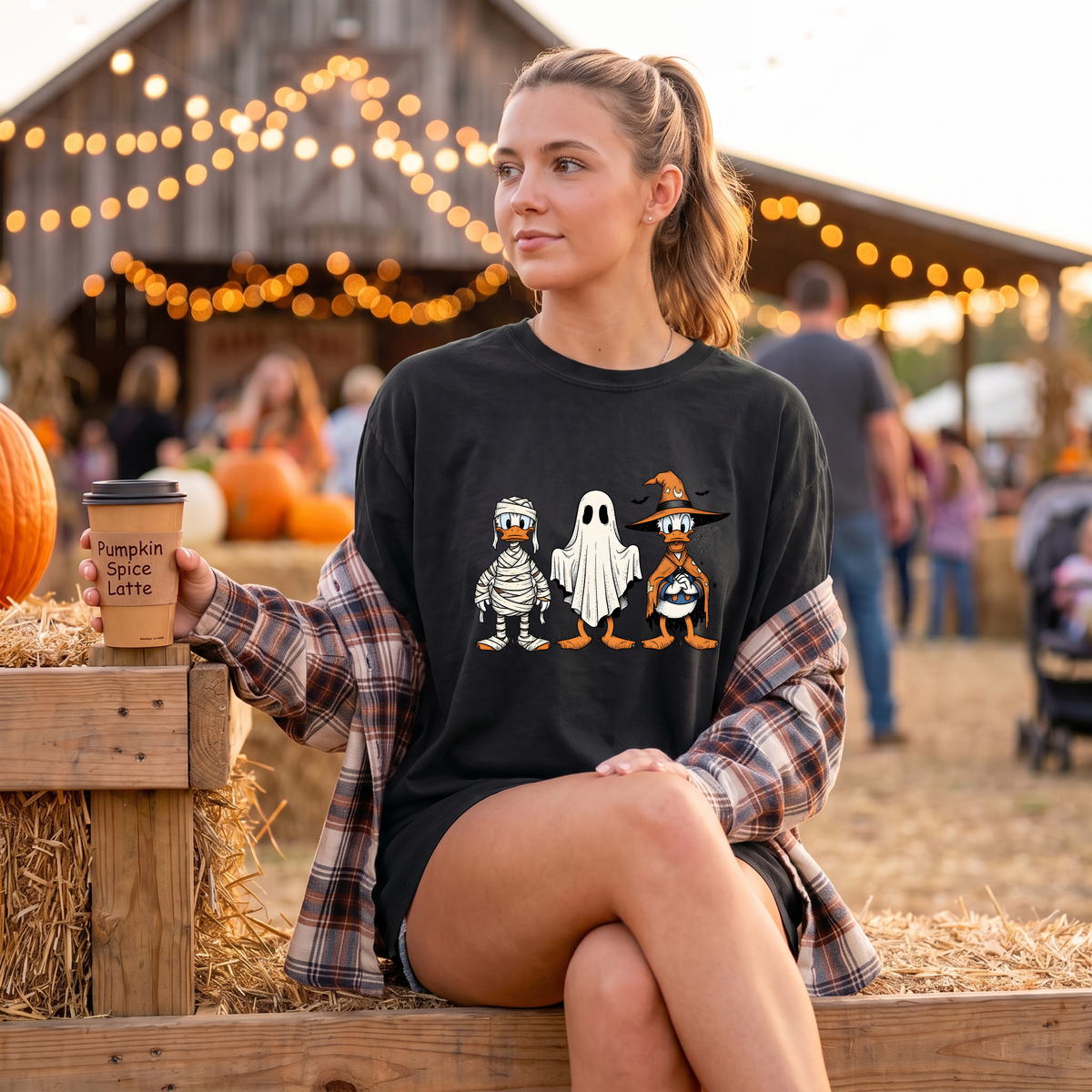 Halloween Ducks DTF Print