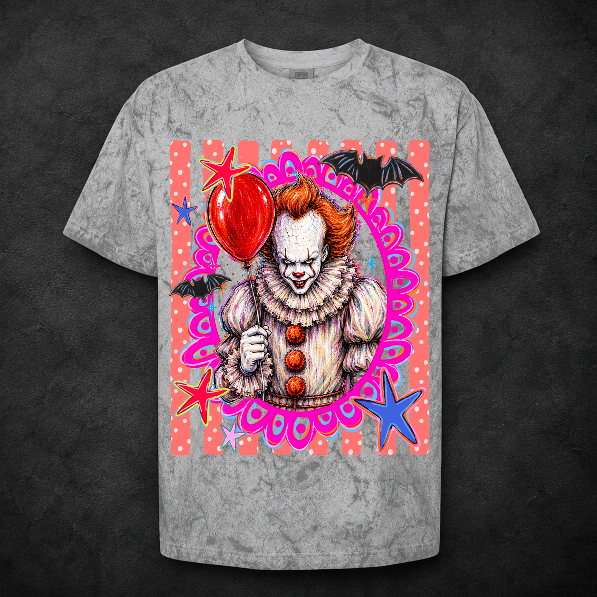 Preppy Clown DTF Print
