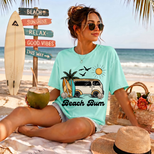 Beach Bum DTF Print