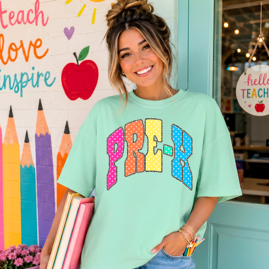 Preppy Pre-K DTF Print