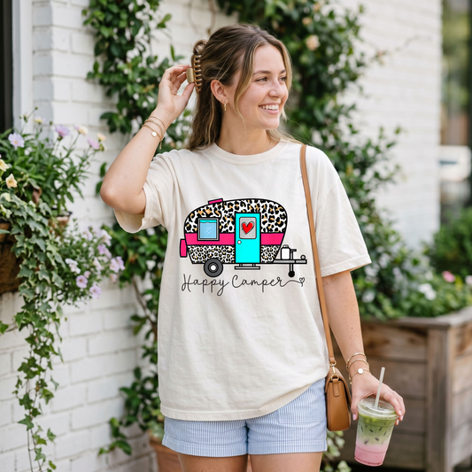 Happy Camper DTF Print