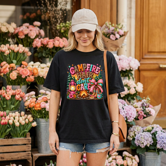 Campfire Hair Don't Care DTF Print