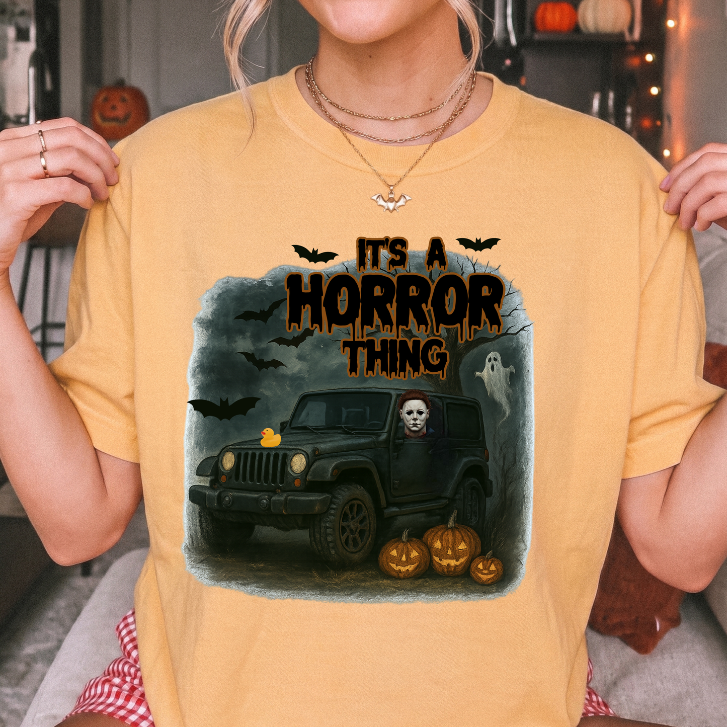 It's A Horror Thing Jeep DTF Print