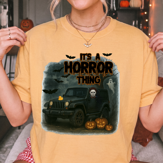 It's A Horror Thing Jeep DTF Print