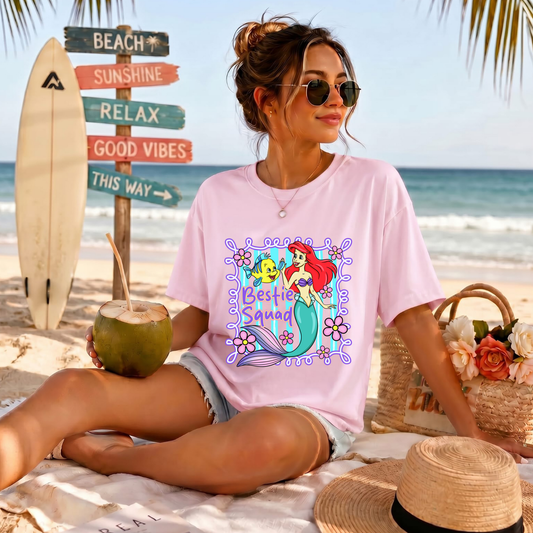 Mermaid & Fish Bestie Squad DTF Print