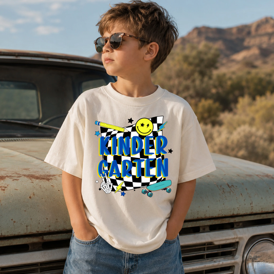Boy's Kindergarten DTF Print