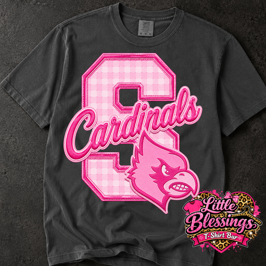 Pink S Carinals DTF Print