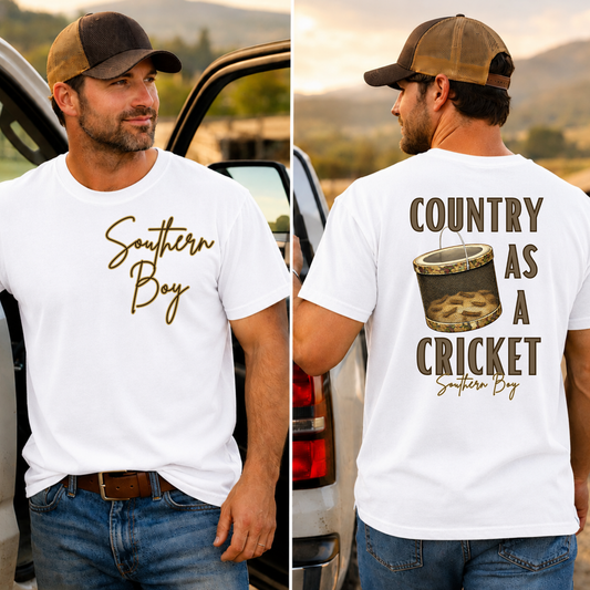 Country As A Cricket DTF Print