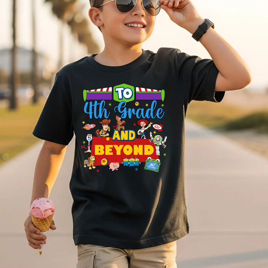 To 4th Grade And Beyond Toys DTF Print