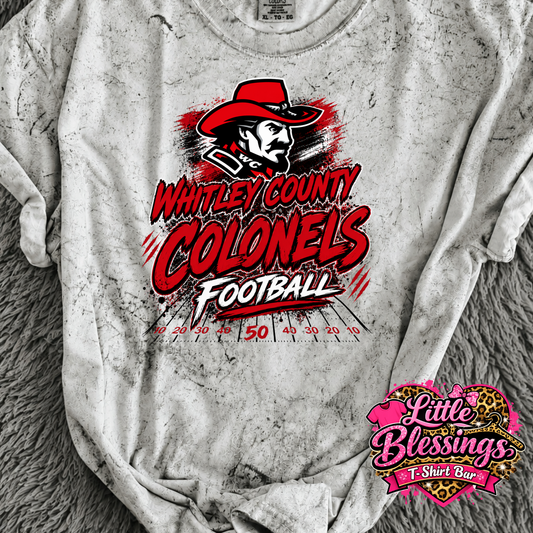 Whitley County Colonels Football DTF Print