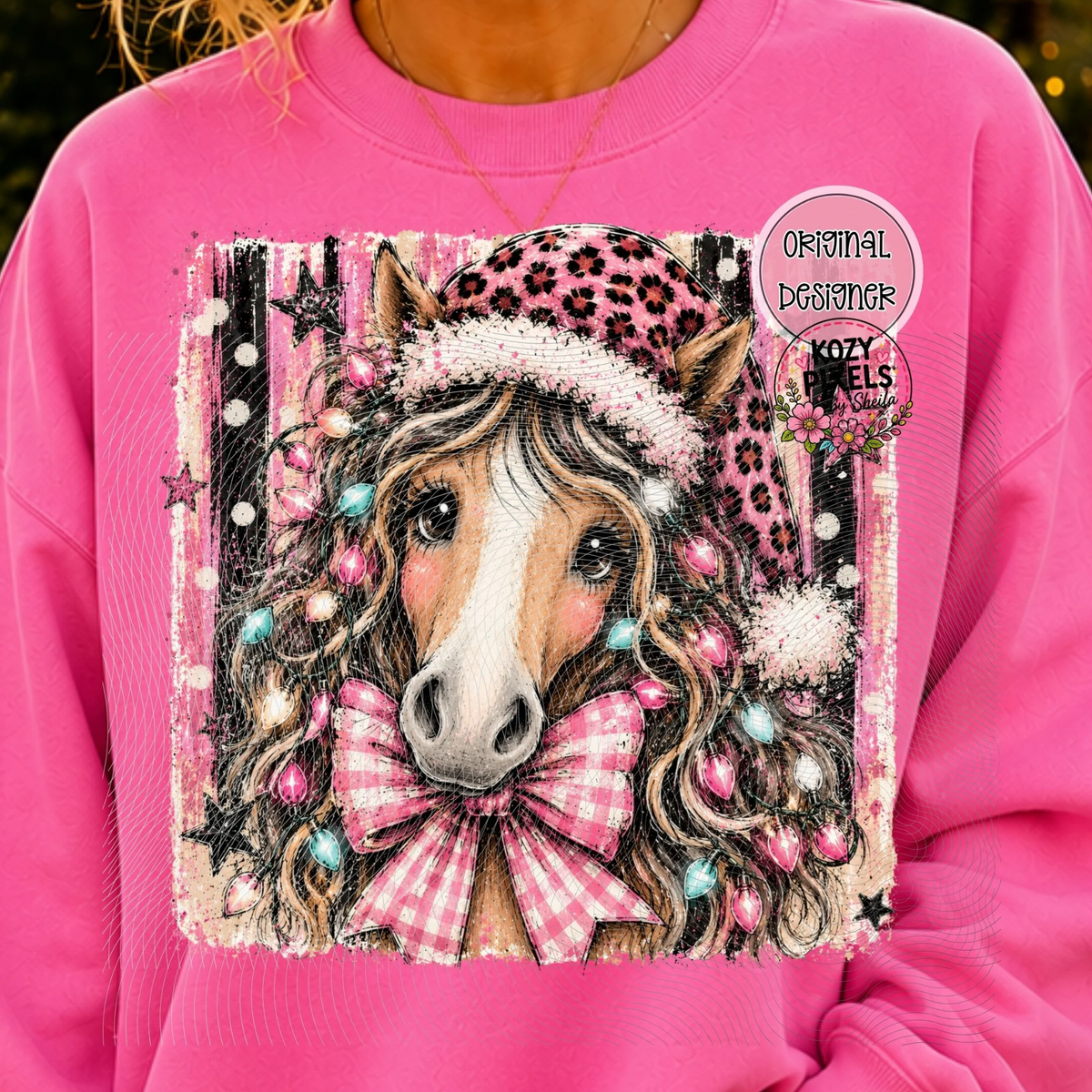 Preppy Horse DTF Print
