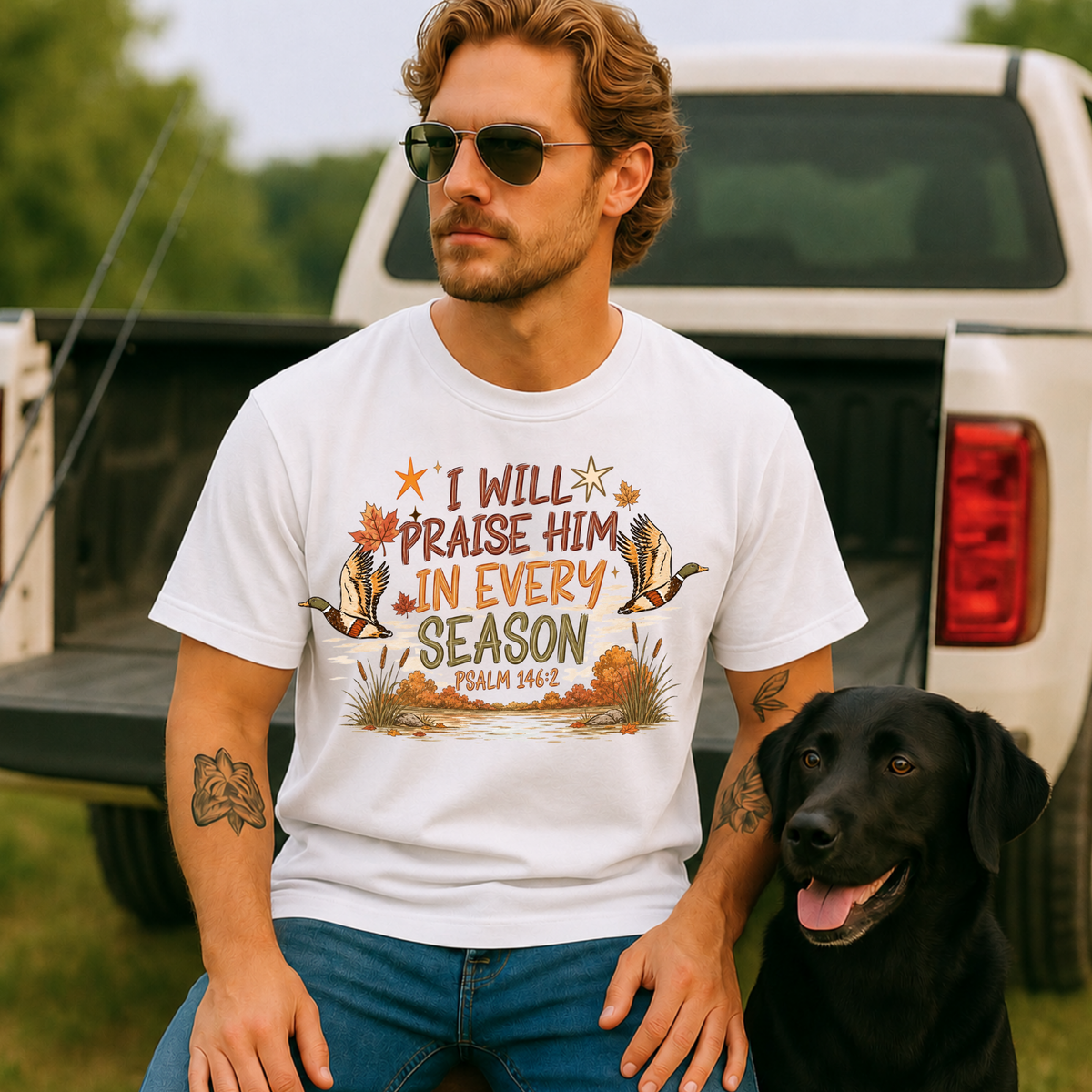 I Will Praise Him In Every Season DTF Print
