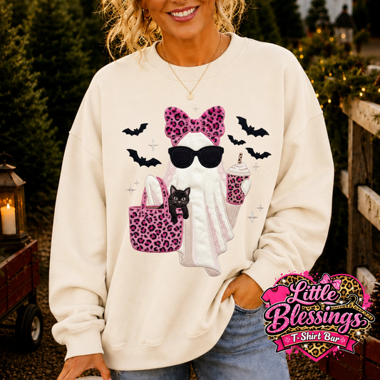 Girly Ghost DTF Print