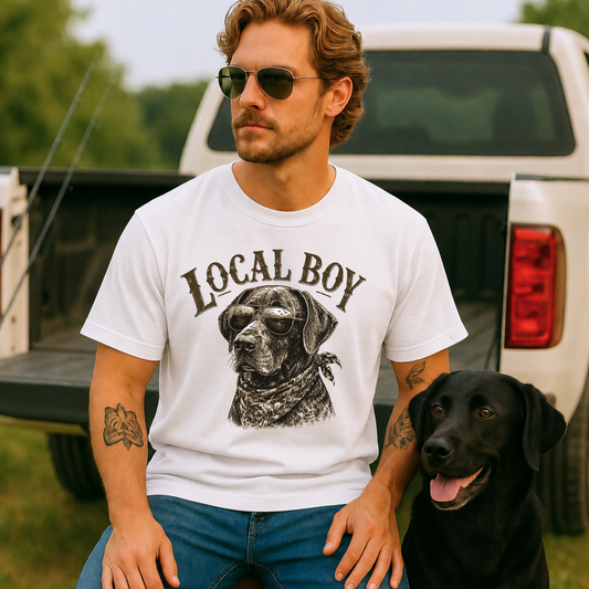 Local Boy Dog DTF Print