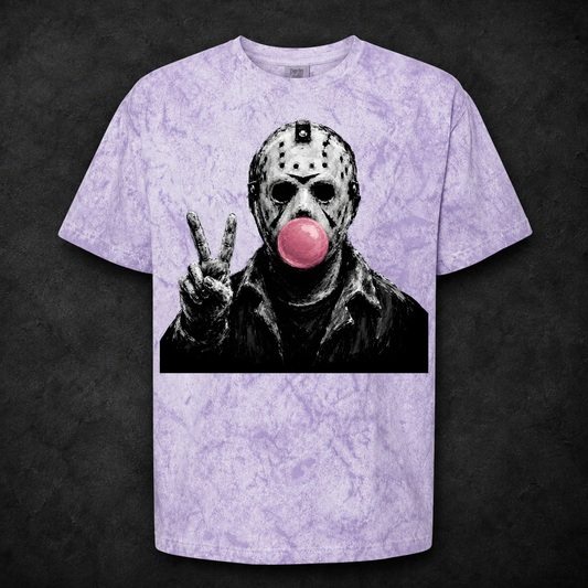 Face Mask Blowing Bubble DTF Print