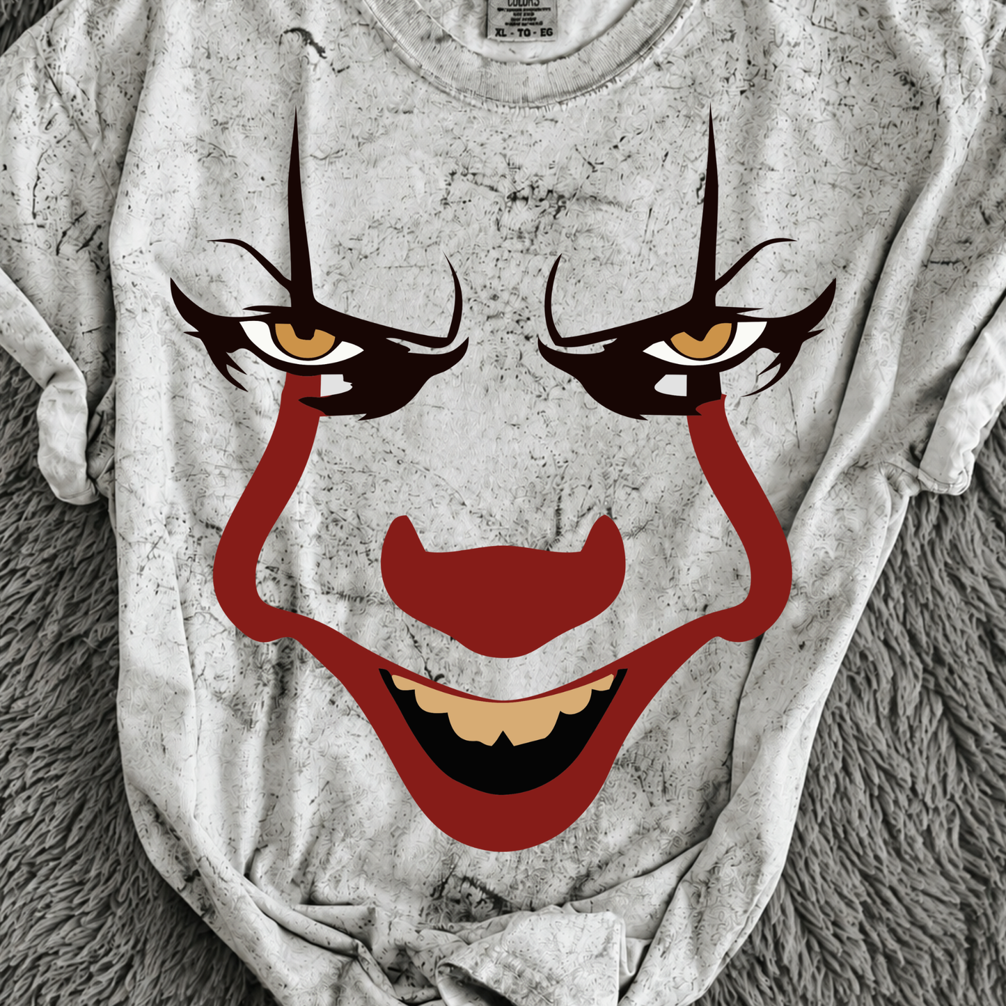 Clown Face DTF Print