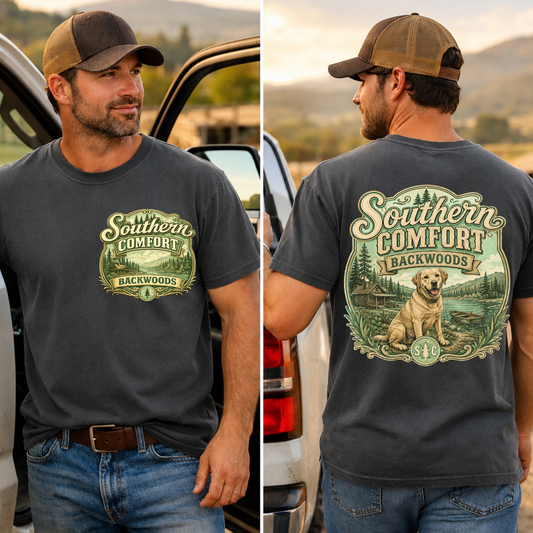 Southern Comfort Backwoods DTF Print