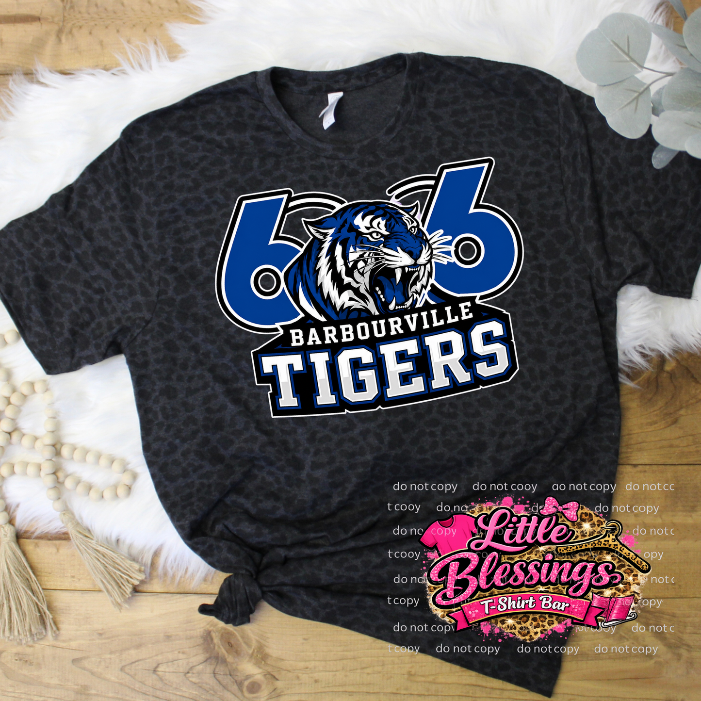 606 Barbourvile Tigers DTF Print