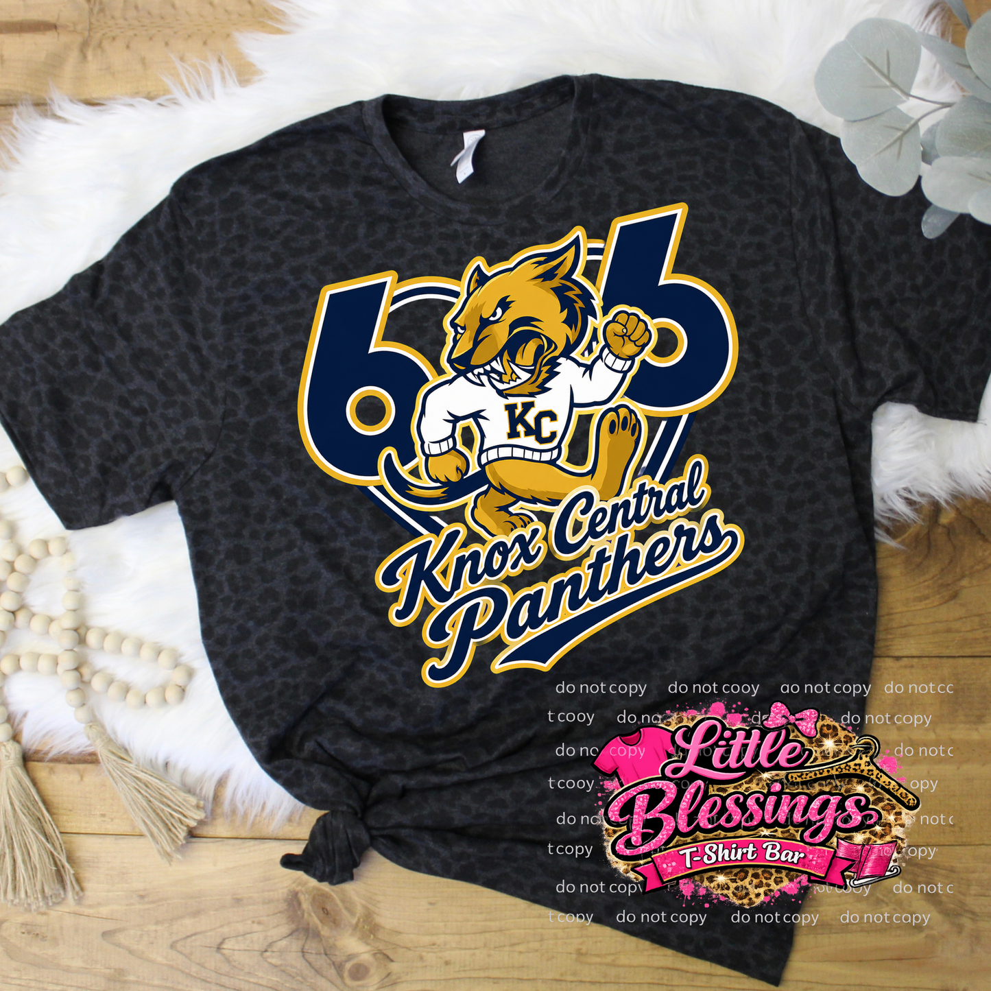 606 Knox Cental Panthers DTF Print