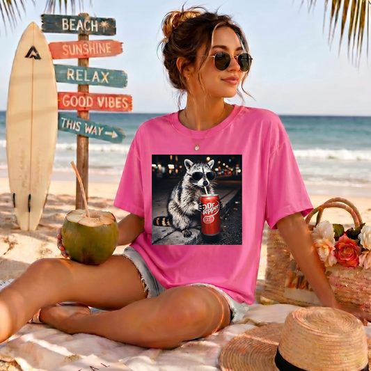 Raccon With Dr.Pop DTF Print
