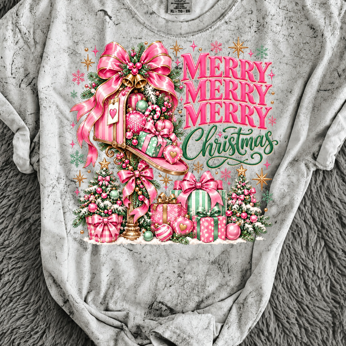 Merry Christmas DTF Print
