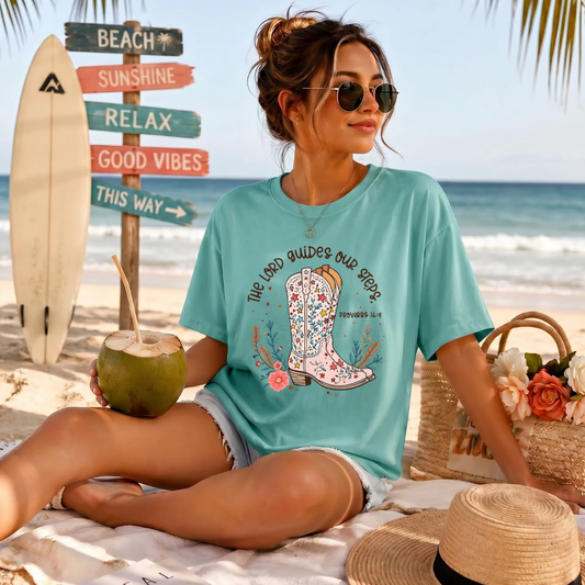The Lord Guides Our Steps DTF Print