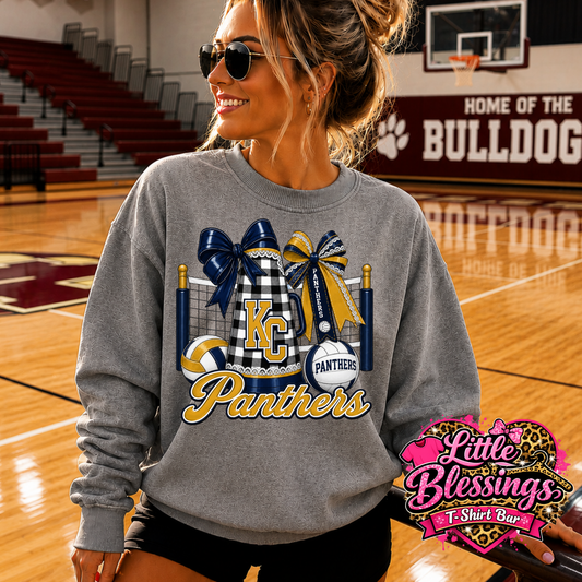KC Panthers Volleyball DTF Print