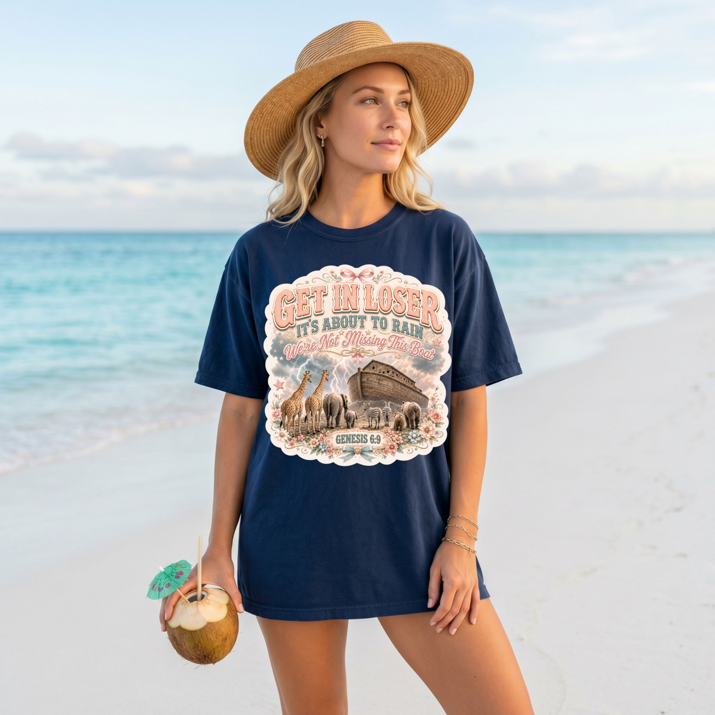 Get In Loser It's About To Rain We're Not Missing This Boat DTF Print