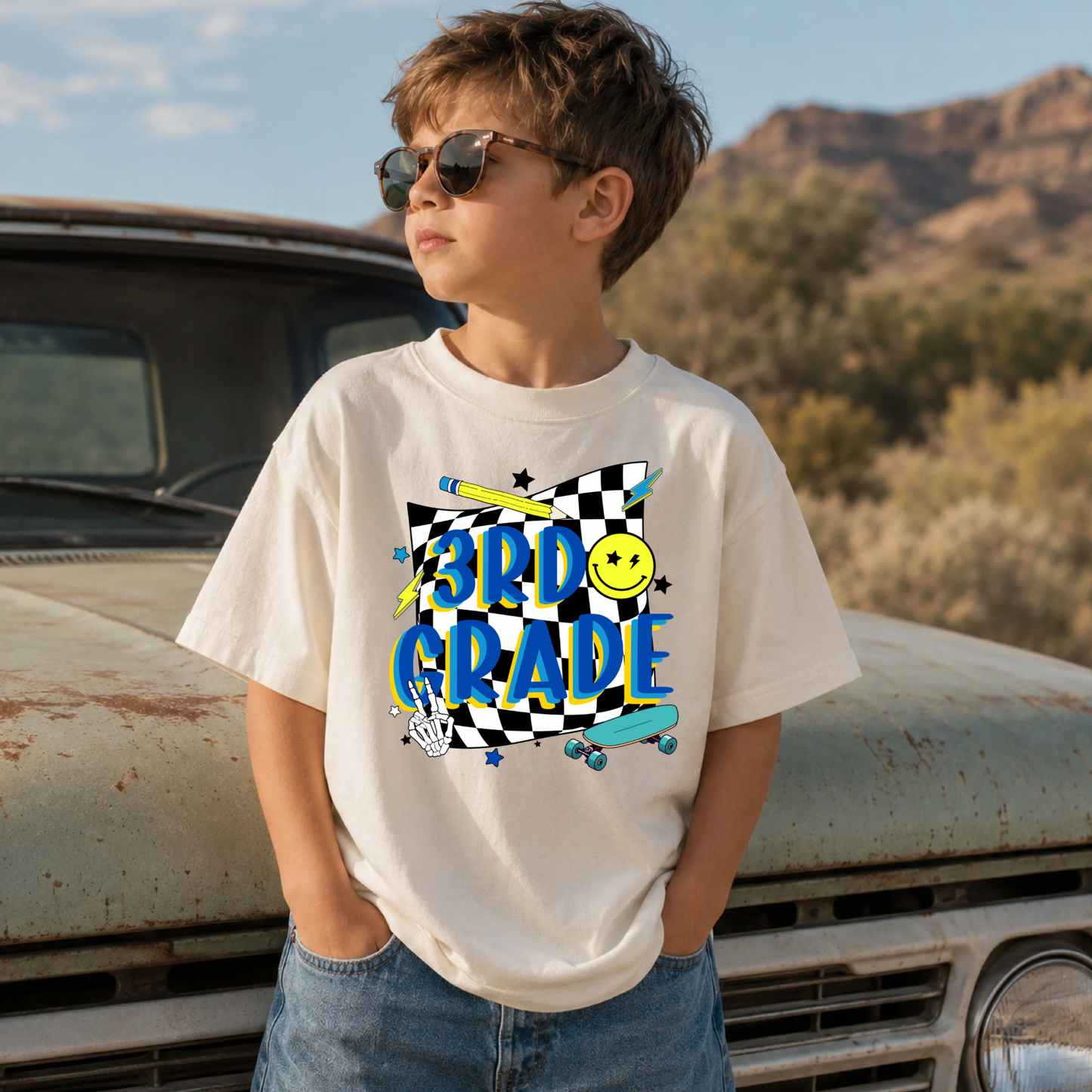 Boy's 3rd Grade DTF Print