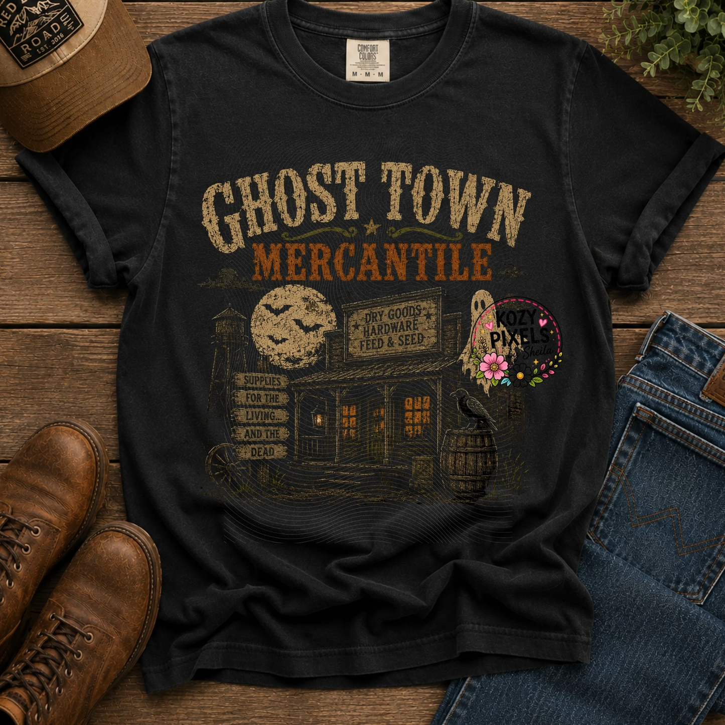 Ghost Town Mercantile DTF Print