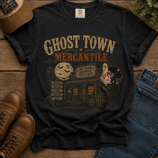 Ghost Town Mercantile DTF Print