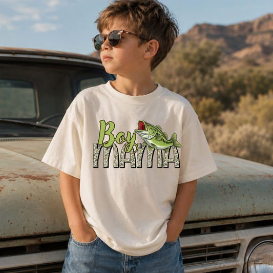 Boy Mama Fish DTF Print