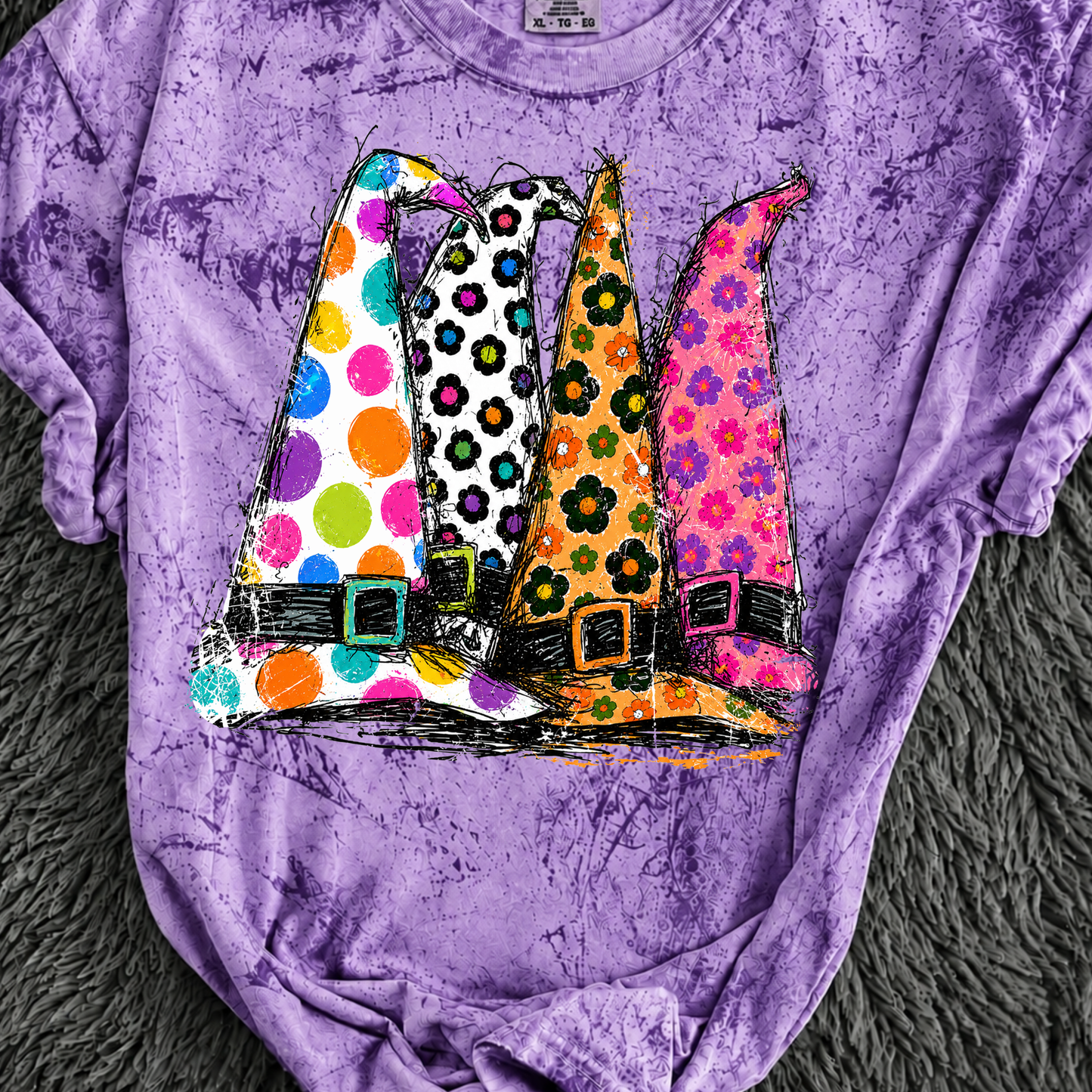 Preppy Witch Hats DTF Print