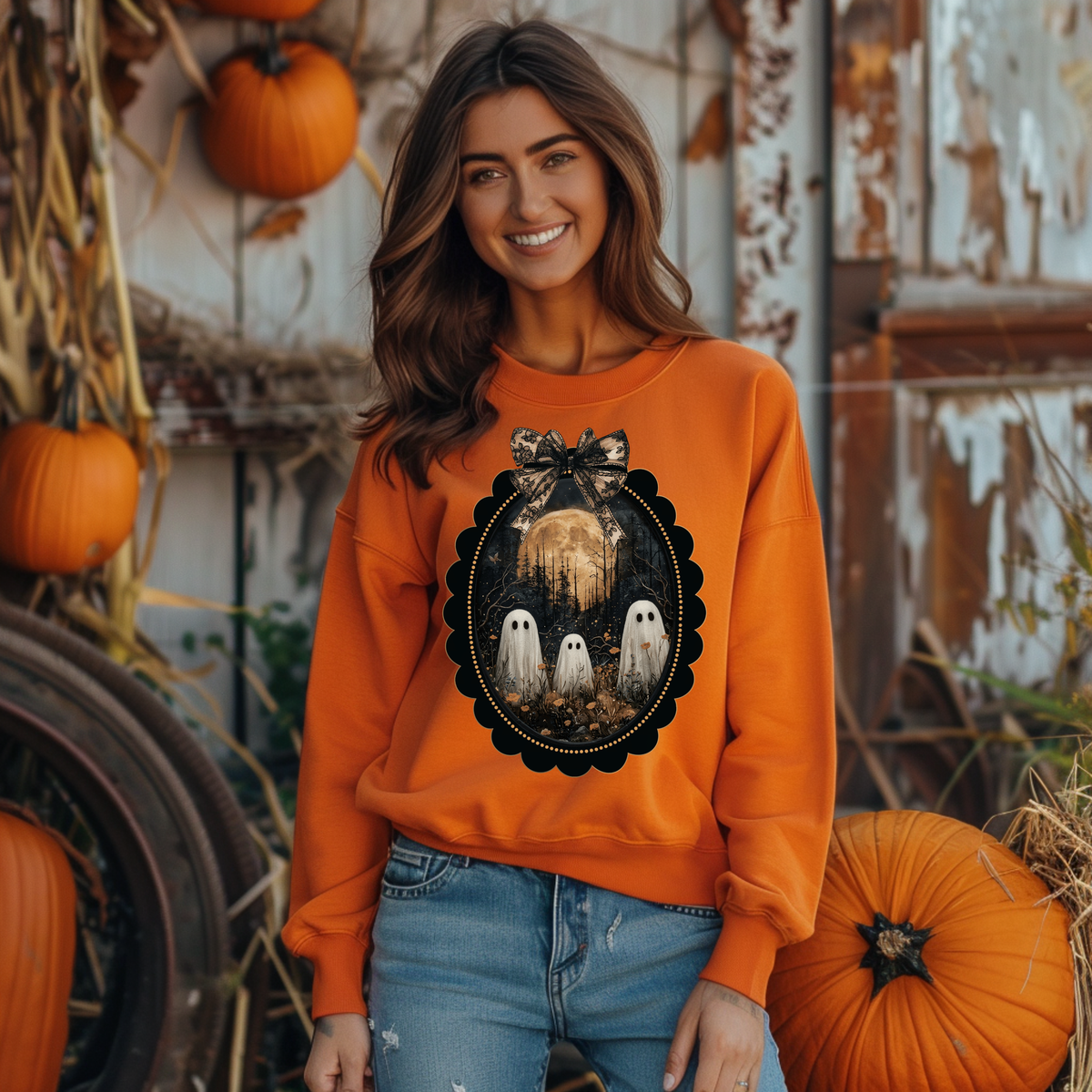 Preppy 3 Ghost DTF Print