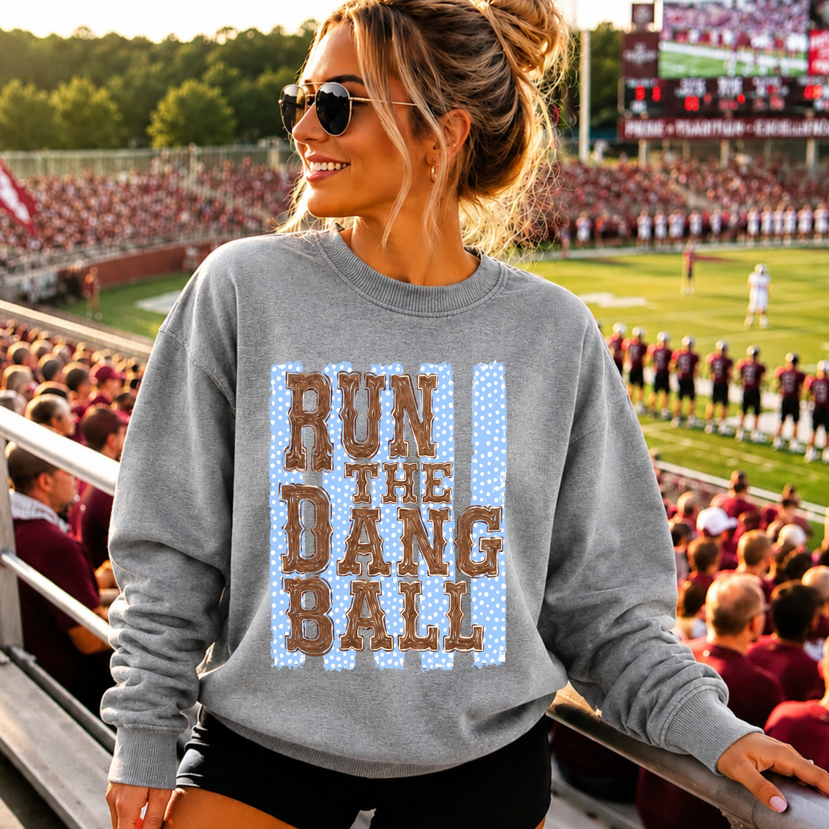 Run The Dang Ball DTF Print