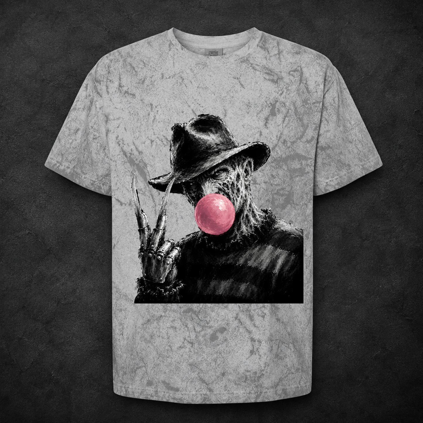 Freddy Blowing Bubble DTF Print