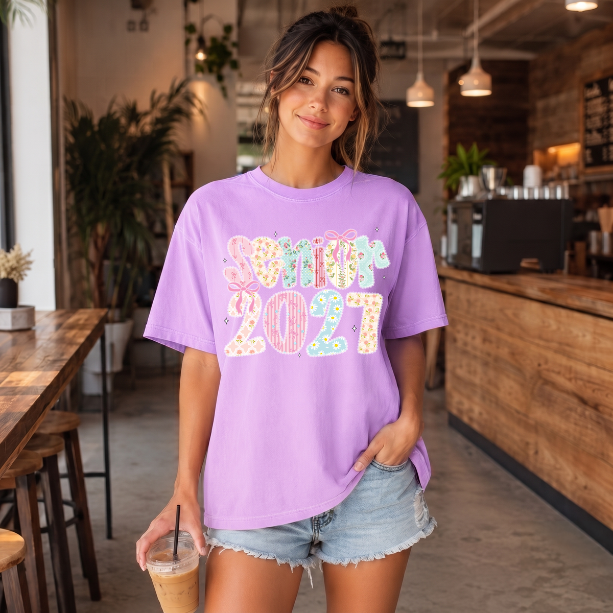 Preppy Lace Senior 2027 DTF Print